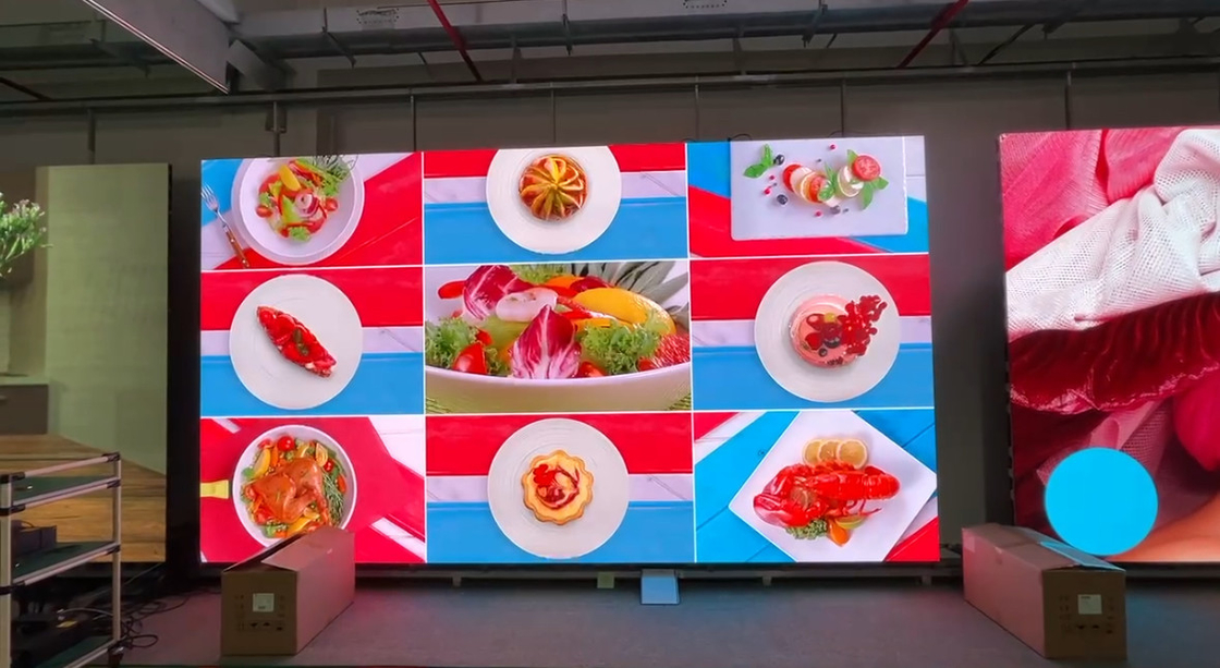 RGB P2.6 Indoor Die-casting Aluminium Full Color LED Display Location 3840HZ Écran vidéo HD 250*250MM