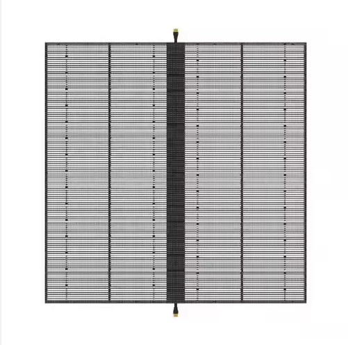 P2.6 Écran transparent à LED Grille à couleur entière Écran de glace à LED Écran publicitaire électronique intérieur Fenêtre en verre
