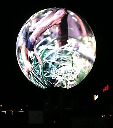 Affichage LED en forme de boule pour centre commercial/événements Module de taille 320*160mm et Efficienc