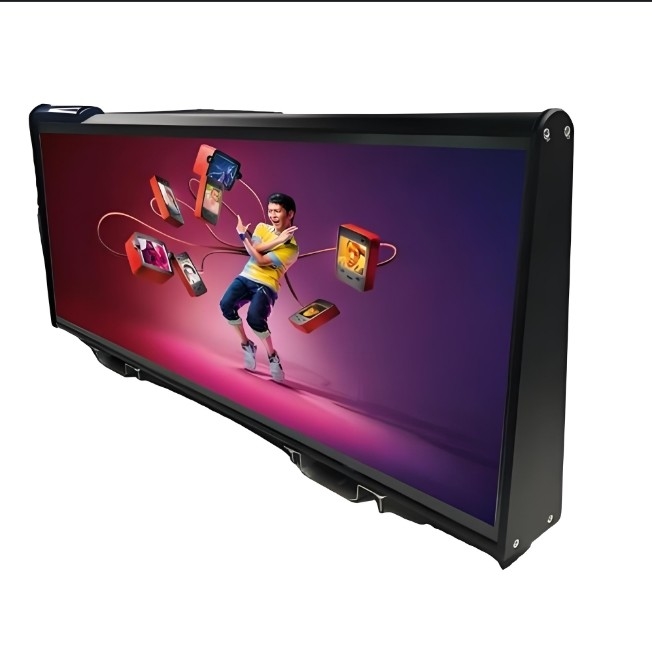 Panneau LED de voiture de 96*32 cm avec configurations 1R1G1B pour des solutions publicitaires polyvalentes et accrocheuses