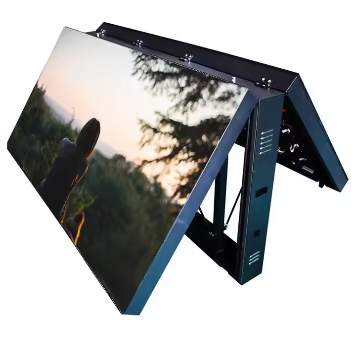 High Resolution Outdoor Wifi Double Sides LED Sign P6 Front Service Led Afficheur