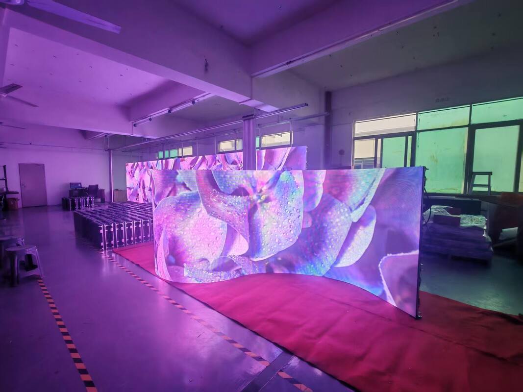 Écran LED couleur intérieure p2.5 avec armoire 640x480mm, taux de rafraîchissement 3840hz