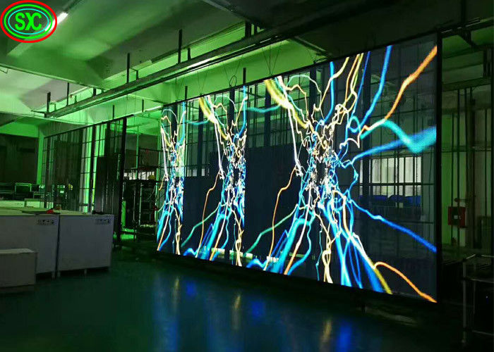 P3.91 Affichage à LED transparent en verre Haute luminosité pour fenêtre Affichage à LED en verre