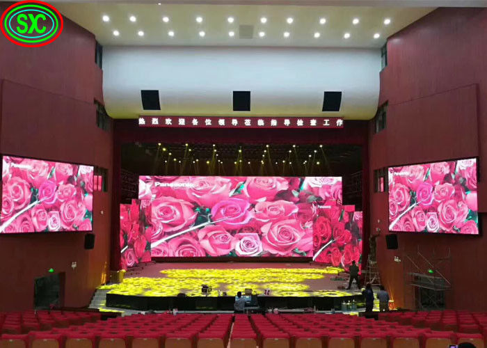 Scène LED intérieure En arrière-plan P4.81 500*500mm Église Hôtel Conférence en arrière-plan de scène à écran led