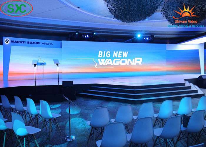 Écran LED incurvé publicitaire intérieur/extérieur IP34 Pas de pixel 3,91 mm écran led incurvé