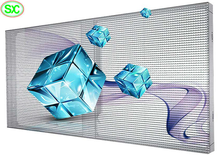 Panneau LED transparent à haute luminosité, affichage couleur SMD2121