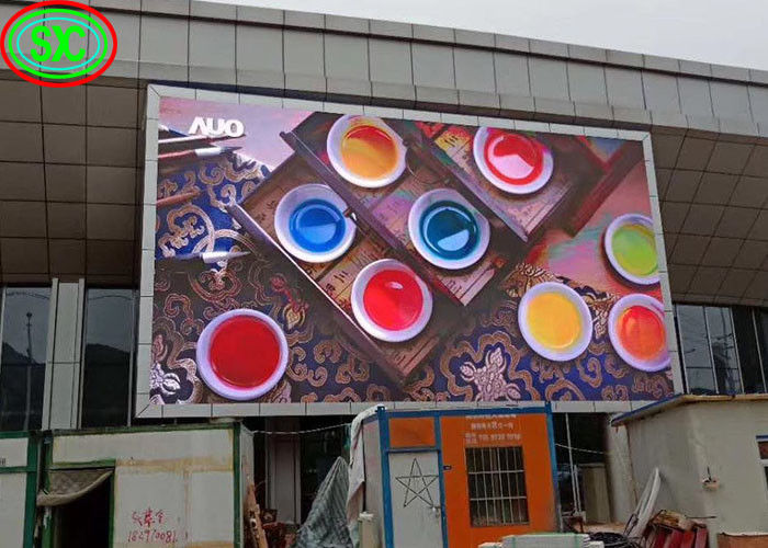 P6 Affichage LED plein couleur extérieur Grand écran publicitaire 1920Hz Affichage LED plein couleur intérieur
