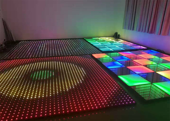 Chine SMD3535 Son actif Dj Led Disco Dance Floor Panneaux de faisceau blanc chaud