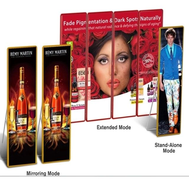 Affichage d'affichage LED en aluminium avec résolution de module 172*86 et puces LED SMD2121 avec matériau de panneau