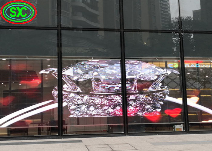 Écran LED transparent intérieur P3.9-7.8 Couleur complète