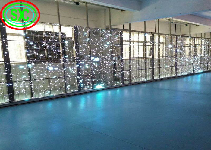 Panneau publicitaire Epistar Chip Écran à LED transparent Écran à LED transparent Écran à LED transparent Écran à LED en verre transparent