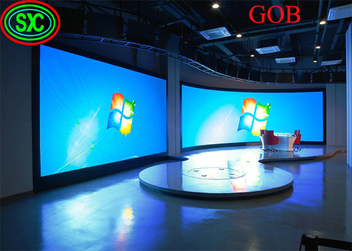 HD GOB Écran LED à couleur complète 8K à l'intérieur étanche à l'eau, à la poussière et à l'humidité