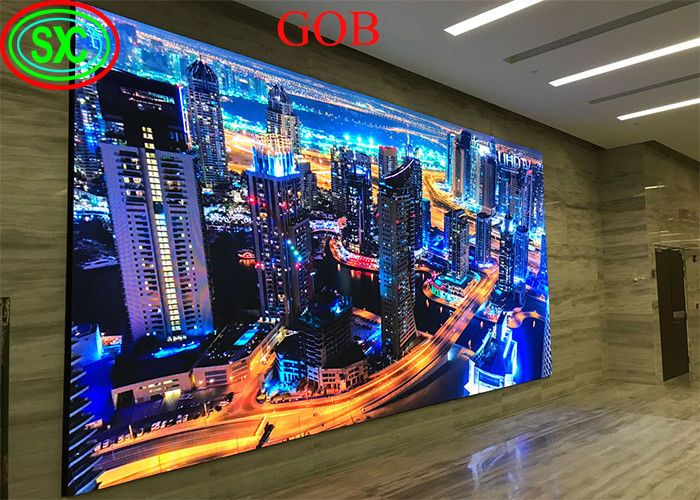 GOB P1.8mm P2mm P2.5mm P2.6mm Affichage LED à couleur complète intérieur SMD1515 grand écran vidéo