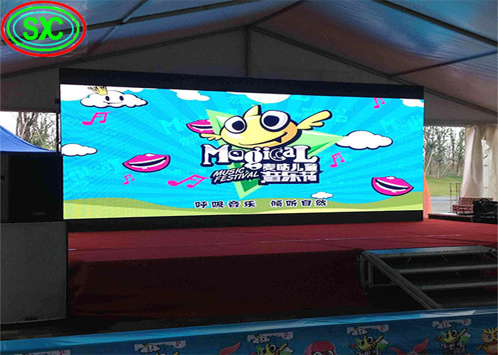 Écran de location LED / Affichage LED mince et léger, écran de festival de grande scène personnalisable