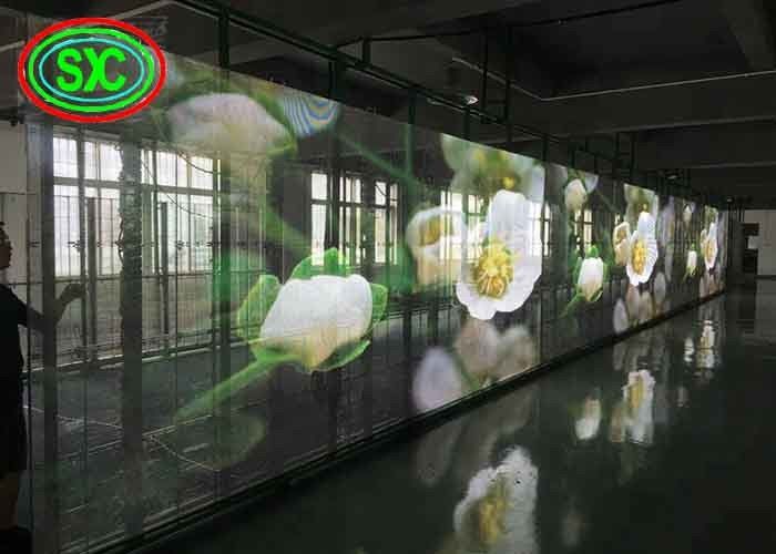 Lumière Écran LED transparent, Affichage publicitaire à LED en couleur