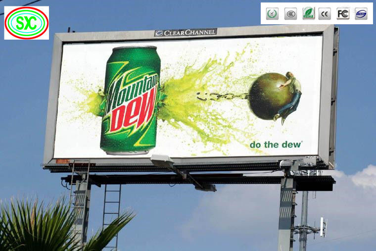 Panneau d'affichage LED extérieur SMD P6 576x576mm IP65 110V/220V