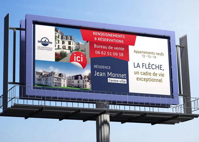 P8 SMD 320x160mm imperméable à l'eau Full Color Outdoor Highway Écran publicitaire LED