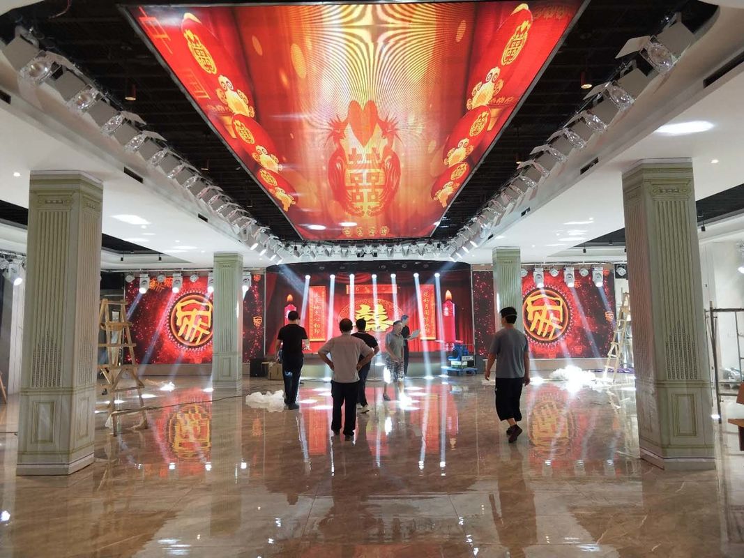 l'étape LED de pixels de 6500cd/sqm SMD3535 6MM examine pour la publicité