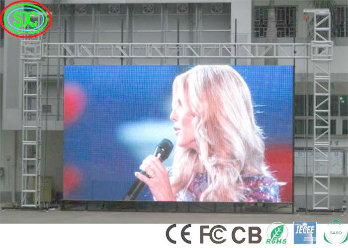 FCC IECEE 6000cd 40000 points/m2 1R1G1B Écrans à LED de scène Affichage à LED à couleur complète