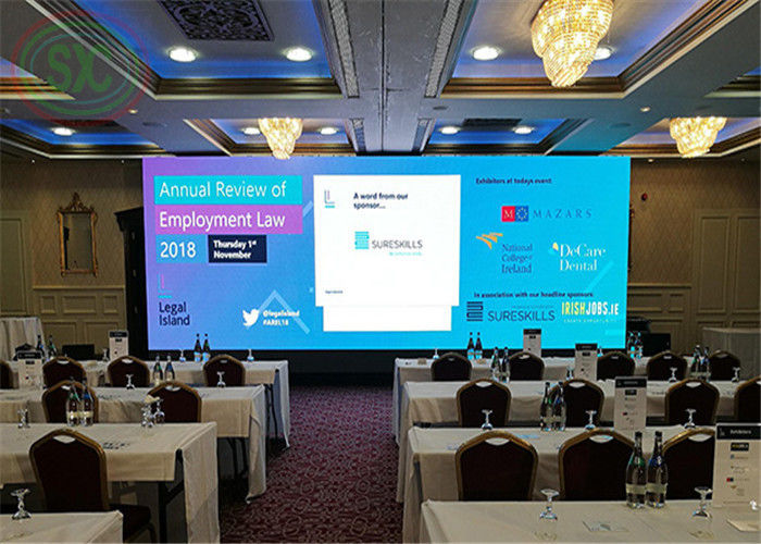 Faible consommation de LED dans les murs intérieurs P3, P3.91, P4.81 Écran LED pour les réunions académiques