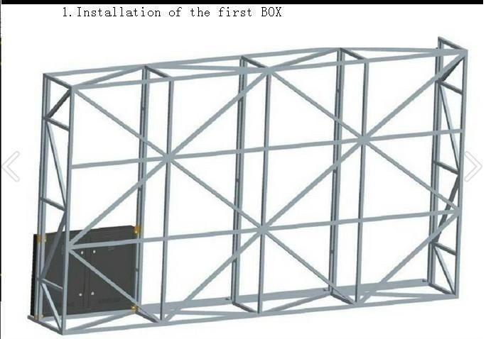 Panneau d'affichage LED couleur extérieur P10, 50 000 cd/m² de luminosité, étanche IP65