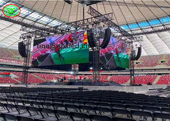 HD P3.91 conception de fond de scène écran de studio de télévision LED/écran mural vidéo intérieur LED