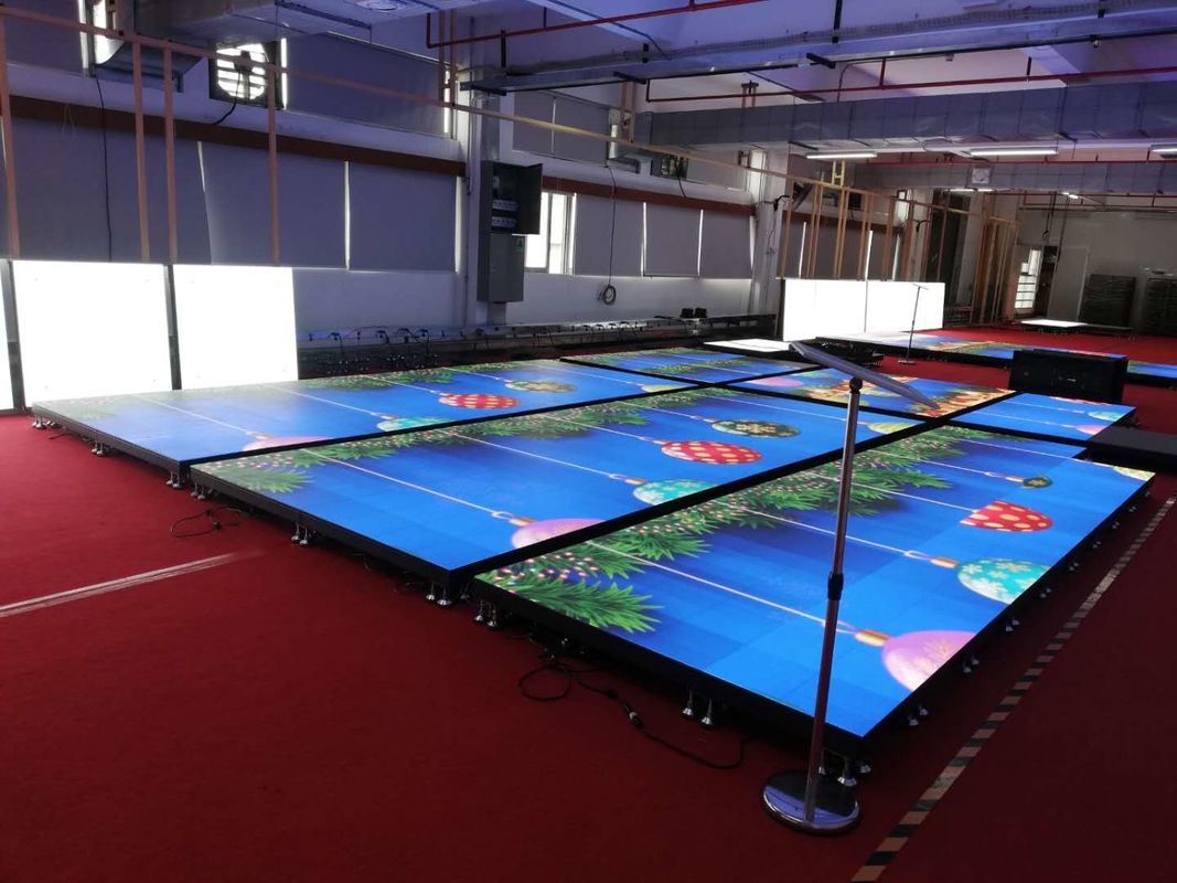 Éclairage de sol Effet lumineux brillant P 3.91 Plancher de danse LED avec une consommation électrique de 20W et une tension de 220V