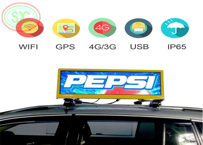 Faites-vous remarquer sur la route avec l'affichage du panneau LED de voiture Numéro d'affichage Fonction 96 * 32 Cm et tension CC 5V