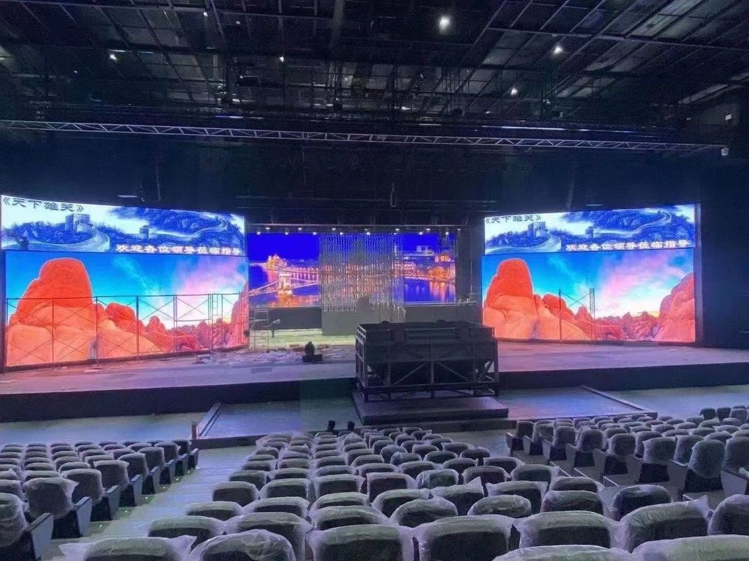 l'arc pour le meilleur affichage LED couleur entière intérieure est sur SCX LED a-t-il couvert avec notre P5 640x640mm écran de location LED pour les événements de concert et plus