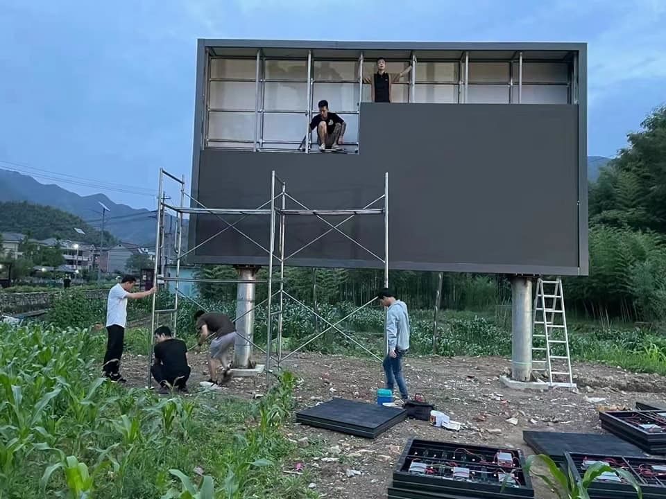 SCX LED extérieur Affichage LED plein couleur P6 P8 P10 Externe fixe Vidéo Panneau d'affichage publicitaire Écran haute luminosité