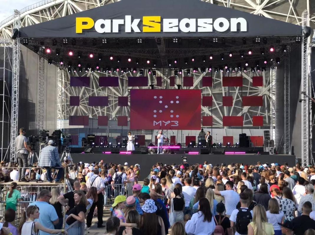 La location menée d'intérieur de l'affichage de mur p3.91 a mené l'armoire en aluminium moulée sous pression du panneau 500x500mm pour le CCB visuel de épissure sans couture d'étape