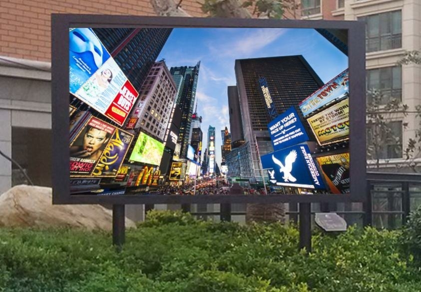 L'intense luminosité P10 a mené des panneaux de panneau d'affichage d'affichage que SMD imperméabilisent IP65 P10 extérieur a fixé l'affichage mené pour la route de côté de route