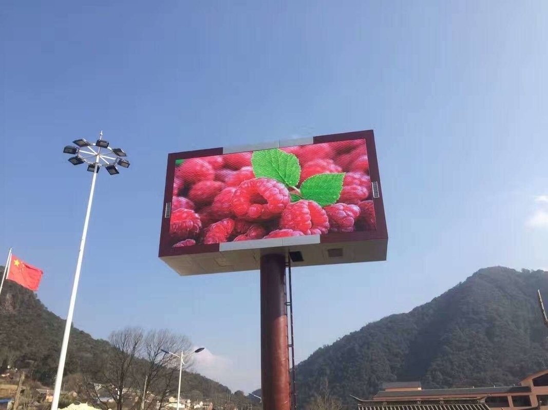 Le Cabinet P10 imperméable extérieur de fil d'or de Nationstar a fixé le mur visuel d'installation annonçant l'affichage à LED