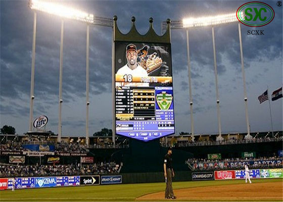 Écran extérieur polychrome imperméable 6500K - 9500K intense luminosité, signes menés de LED