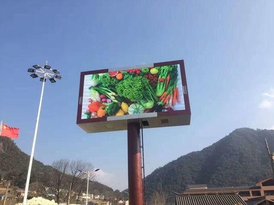 P8 SMD extérieur 960X960MM Fixé Installez l'affichage LED publicitaire, les cartes novastar, 8000nit lumineux