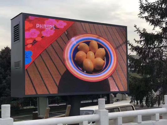 Bon prix L'écran extérieur visuel mené polychrome d'affichage à LED du mur P10 960X960MM d'intense luminosité a fixé l'installation de Polonais en ligne