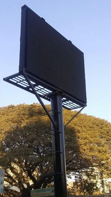 Bon prix Affichage à LED extérieur de P10 HD LED du mur 960X960MM de Cabinet visuel fixé sur colonnes de fer en ligne