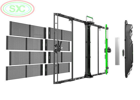 Bon prix Bâti transparent d'intérieur d'écran de la clarté élevée P3.91-7.82 LED sur le verre en ligne