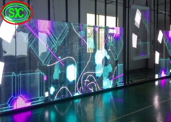 Bon prix p8.93 écran transparent du rideau LED pour l'étape et le défilé de mode, durée 100000h en ligne