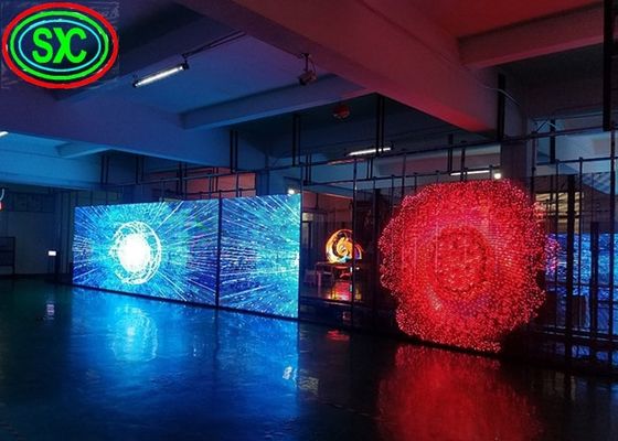Bon prix Forme adaptée aux besoins du client par P3.91 en verre menée transparente d'affiche de panneau d'écran de visualisation de fenêtre en ligne
