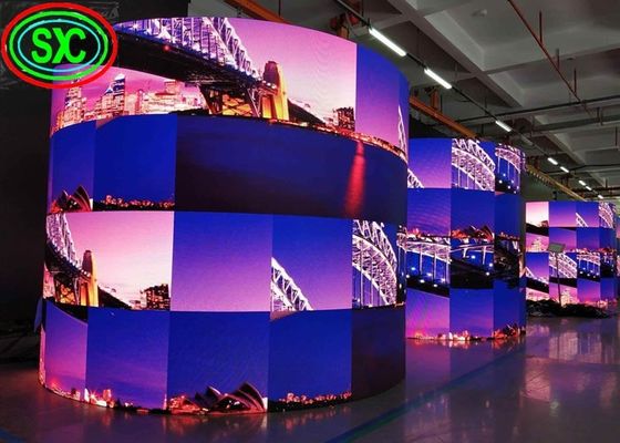 Bon prix La publicité de roulement a mené l'affichage flexible, écran mené incurvé par Digital vidéo P10 smd 3535 en ligne