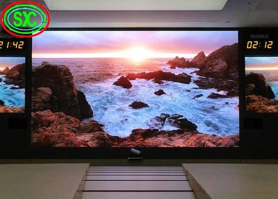 Bon prix Écran sans couture polychrome d'intérieur de haute résolution mince superbe de l'affichage vidéo TV de P6 SMD LED en ligne