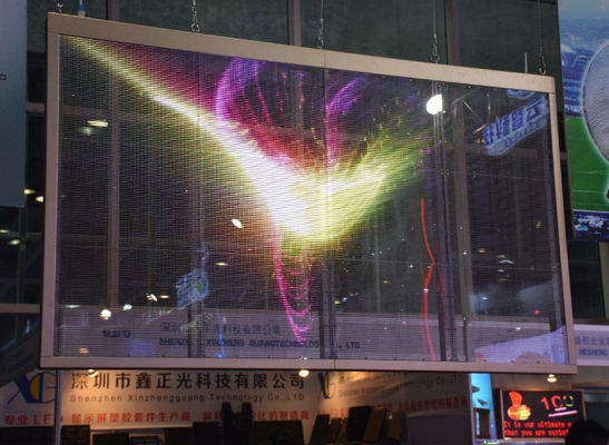 Bon prix P0.9 Grand écran LED transparent / écran vidéo transparent personnalisé haute luminosité en ligne