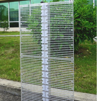 Bon prix IP30 hd Écran LED transparent intérieur P5.21 Densité de pixels 36864 points / m2 Écran vidéo transparent en ligne