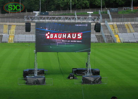Bon prix L'extérieur polychrome extérieur de l'écran P10mm 10000dots/m carré du stade LED de sport de HD a mené l'affichage en ligne