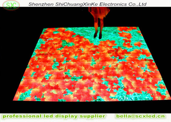 Bon prix Plancher de danse LED couleur HD P6.25 à induction, affichage vidéo électronique interactif, plancher de danse LED en ligne