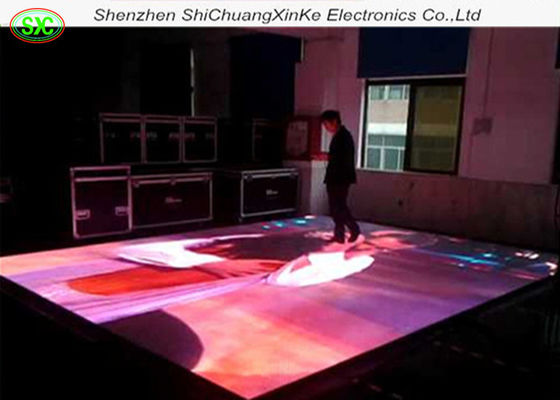 Bon prix Écran mené interactif adapté aux besoins du client polychrome de carrelage P8.928, piste de danse interactive sans effet de moire en ligne