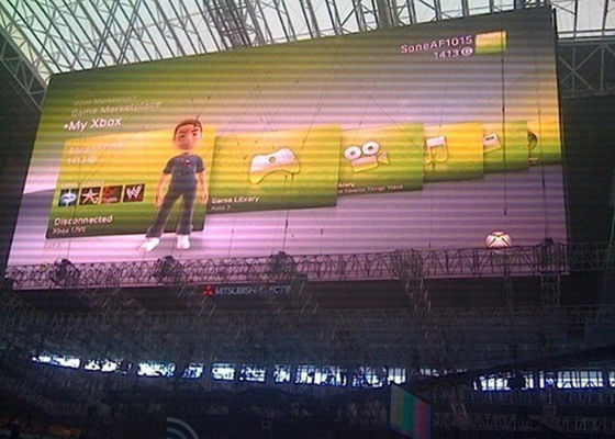 P10 Panneaux d'affichage extérieurs à LED couleur complète 10 mm Pixel IP65 imperméable à l'eau 10000cd/M2