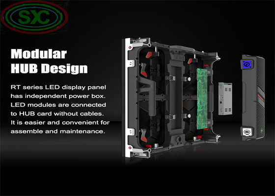 grande luminosité élevée Indoor Led Billboard P3.91 Led Panel 500*500mm