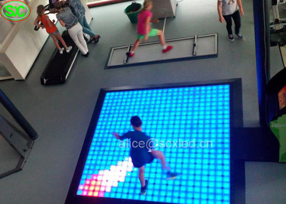 Bon prix P8.9 3D RVB l'épousant interactif magique LED Dance Floor 1000X1000mm 5000hz régénèrent en ligne